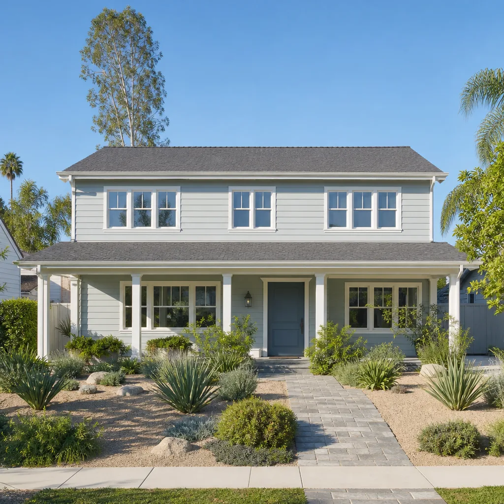 A second-story addition that matches the existing roofline